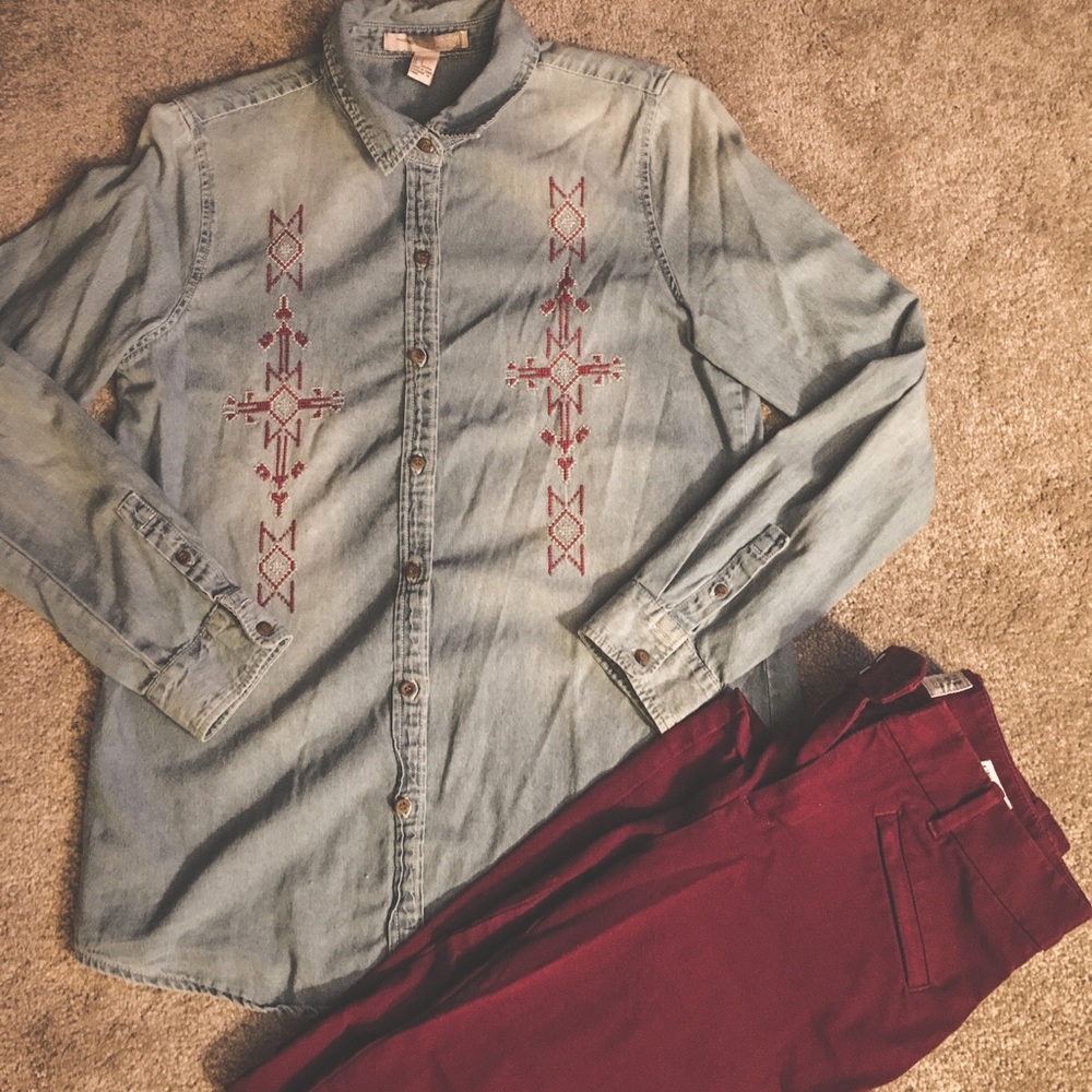 Denim Dress Shirt
